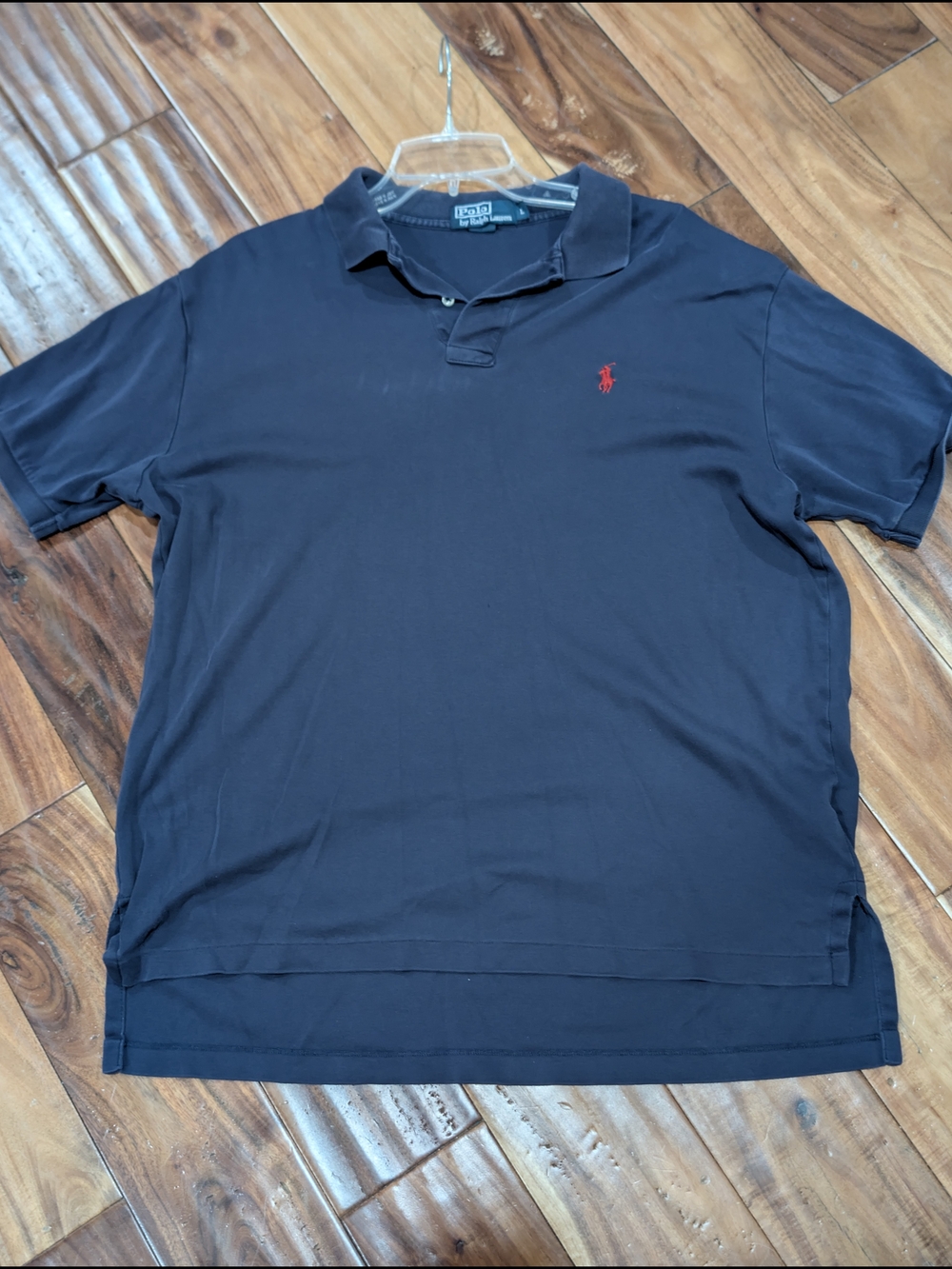 Polo by Ralph Lauren Navy Short-Sleeve Polo with Red Pony Logo